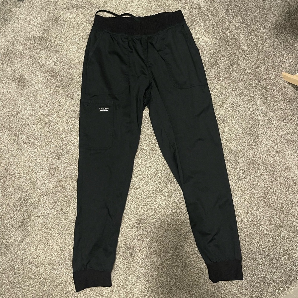 Black Cherokee Scrub Pants - Size Medium